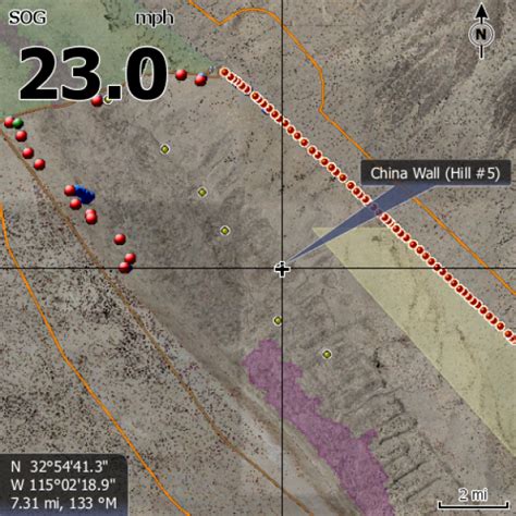 Glamis Dunes, CA Off Road GPS Map Card for Lowrance HDS