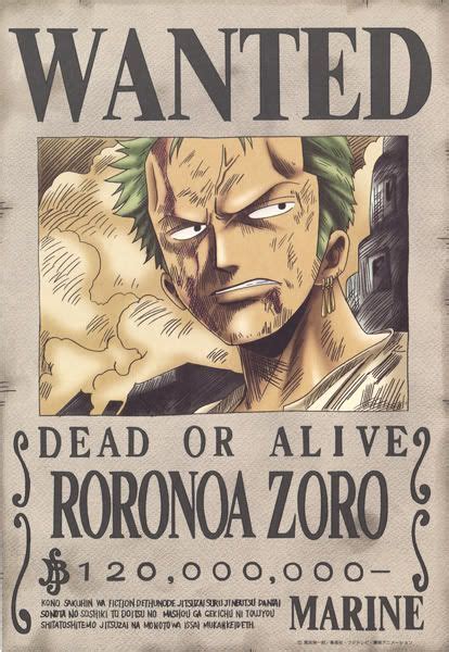 26+ roronoa zoro bounty poster - SharenRubin