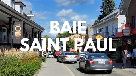 A Quick Walk Through Baie-Saint-Paul, Quebec - YouTube