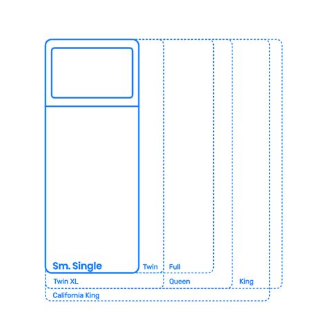 Small Single Bed Dimensions & Drawings | Dimensions.Guide