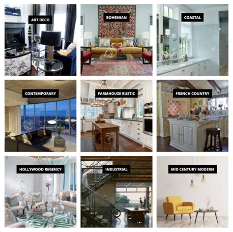 Home Decorating Styles Pictures : 14 Most Popular Interior Design Styles Explained Rochele ...