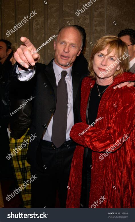 Actor Ed Harris Wife Amy Madigan Stock Photo (Edit Now) 98155898