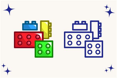 Lego Brick Icon Logo Illustration Graphic by namanyastudios · Creative ...