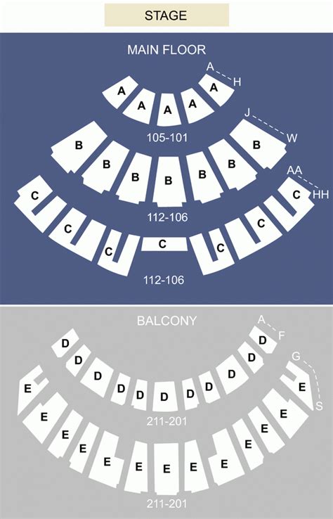 Rosemont Theatre Detailed Seating Chart | Awesome Home