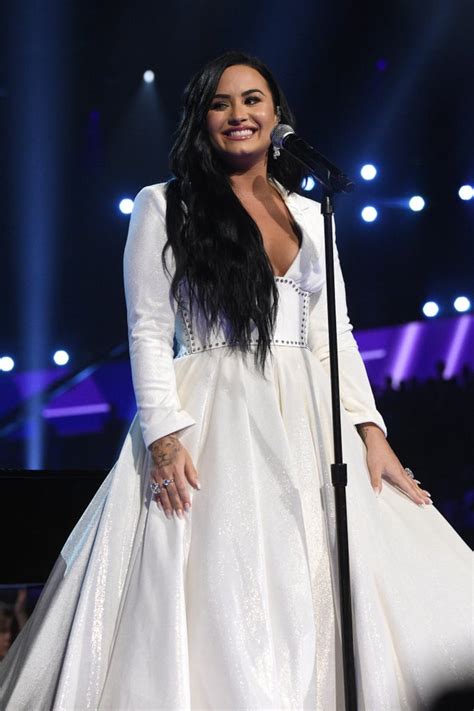 Demi Lovato's Christian Siriano Grammys Performance Gown | POPSUGAR Fashion Photo 8