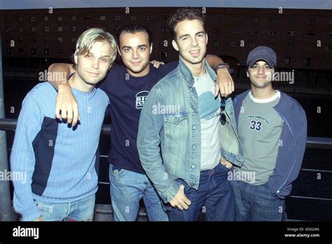 boy band A1 during the Radio City Party at the Pier at Liverpool's ...