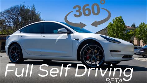 Tesla Full Self Driving in 360° - YouTube