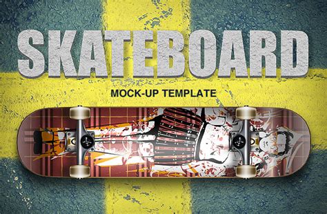 Skateboard Template - WeGraphics