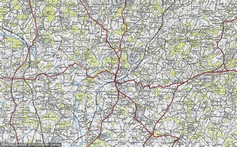 Historic Ordnance Survey Map of Uckfield, 1940