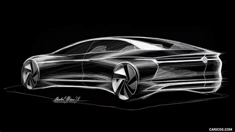 Volkswagen I.D. VIZZION Concept | 2018MY | Design Sketch