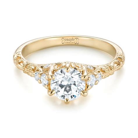 Custom Diamond Engagement Ring #103227 - Seattle Bellevue | Joseph Jewelry