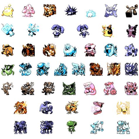 Original 151 Pokemon Sprites