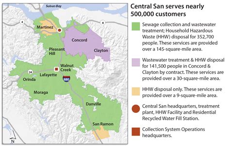 Service Area & Statistics - Central Contra Costa Sanitary District