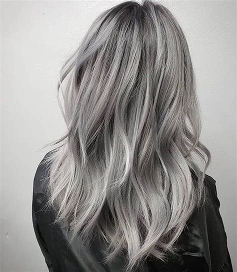 52 Stunning Gray Color Hairstyles For All Ages | Silver hair color ...