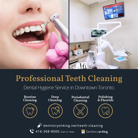 Teeth Cleaning in Toronto - Pricing & Types of Cleaning - Dentistry on King