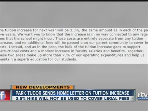 Park Tudor raises tuition, not for legal costs