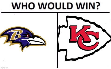 Chiefs vs Ravens who would win - Imgflip