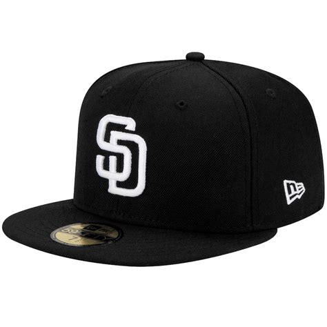 New Era San Diego Padres Black League Basic 59FIFTY Fitted Hat