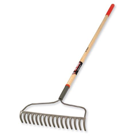 Tru Tough 54-in L Wood-Handle Steel Garden Rake at Lowes.com