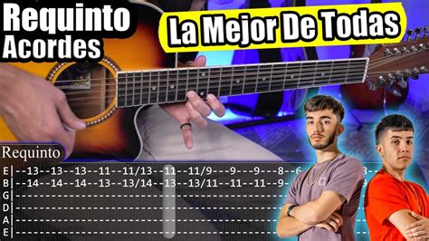 La Mejor De Todas - Eslabón Armado - Requinto y Acordes | Tutorial ...