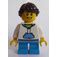 LEGO Lego Creator Child with White Hoodie with Blue Pockets, Dark Azure ...