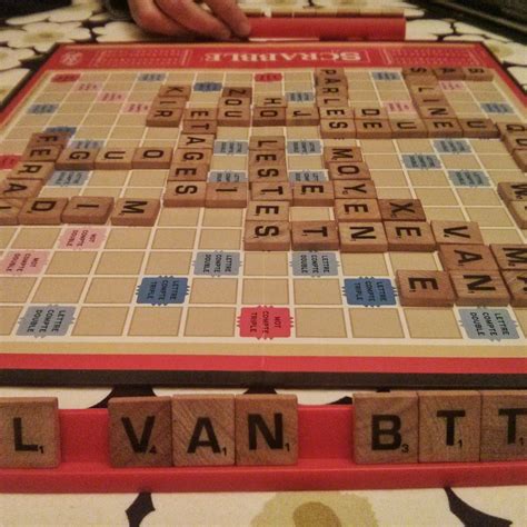 Losing at Scrabble | Scrabble in French. By the same company… | Flickr