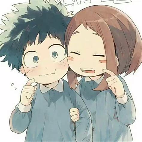 Baby Deku and Uraraka | Deku and uraraka, Uraraka and deku, My hero