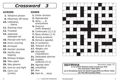 Printable Cryptic Crossword Puzzles Free - Printable Crossword Puzzles