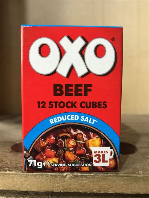 Oxo 12 Beef Stock Cubes 71g & Low Price Foods Ltd