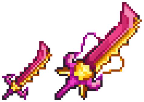 Redesigning Objects #4: Star Wrath : r/Terraria