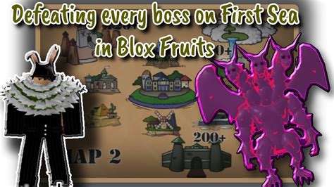 Defeating every boss on First Sea in Blox Fruits - YouTube