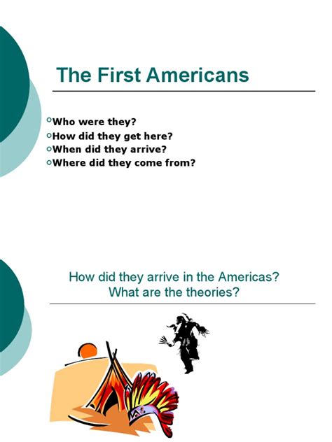 The First Americans | PDF