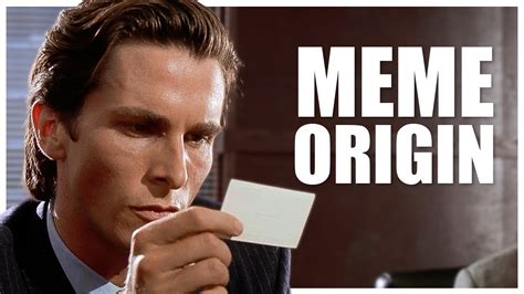 Patrick Batemans visitkort | American Psycho Meme Origin | Prime Video Danmark - YouTube