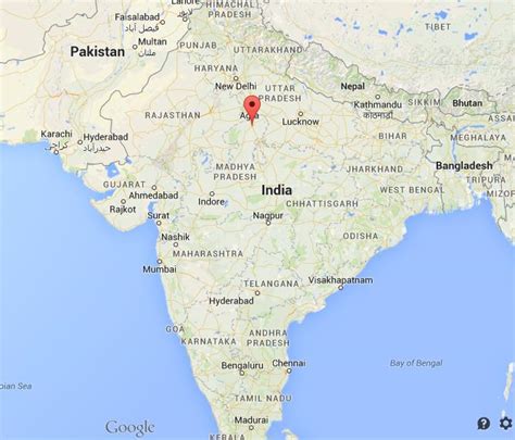 Where is Gwalior on map of India