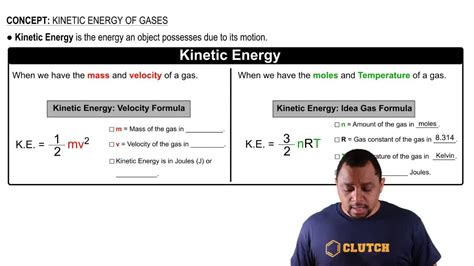 consenso Con qué frecuencia Frente a ti average kinetic energy of a gas ...