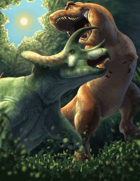 Triceratops Vs T Rex