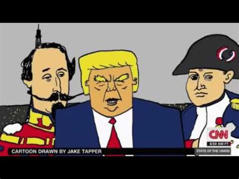 Jake Tapper talented Cartoonist has a focus on President Trump - YouTube