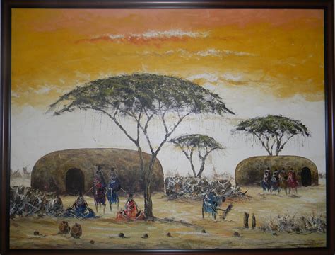 Beautiful African Village painting | krunal_2 | Foundmyself