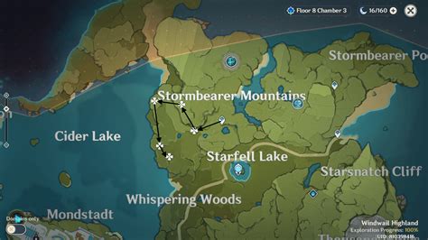 72 Valberry Farming Route Genshin Impact Rosaria Ascension Material Location : r/Genshin_Impact