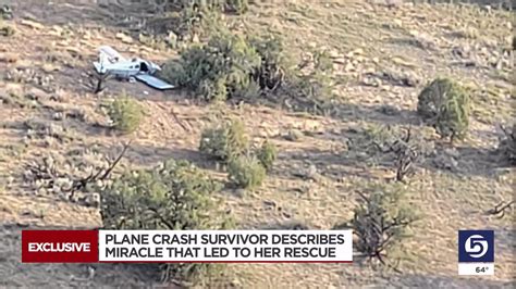 Plane crash survivor describes miracle that led to her rescue - YouTube