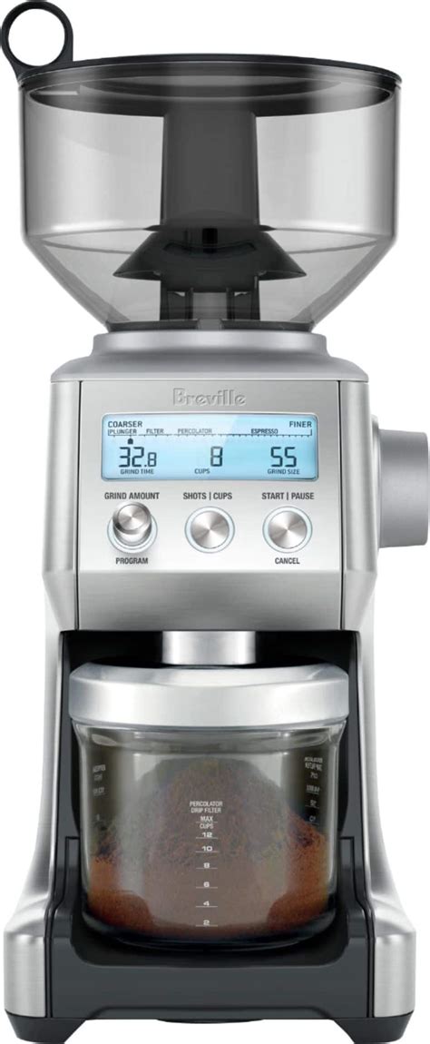 Breville the Smart Grinder Pro 12-Cup Coffee Grinder Stainless Steel BCG820BSSXL - Best Buy