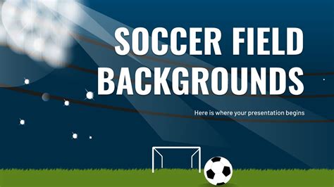 Soccer Field Background For Powerpoint