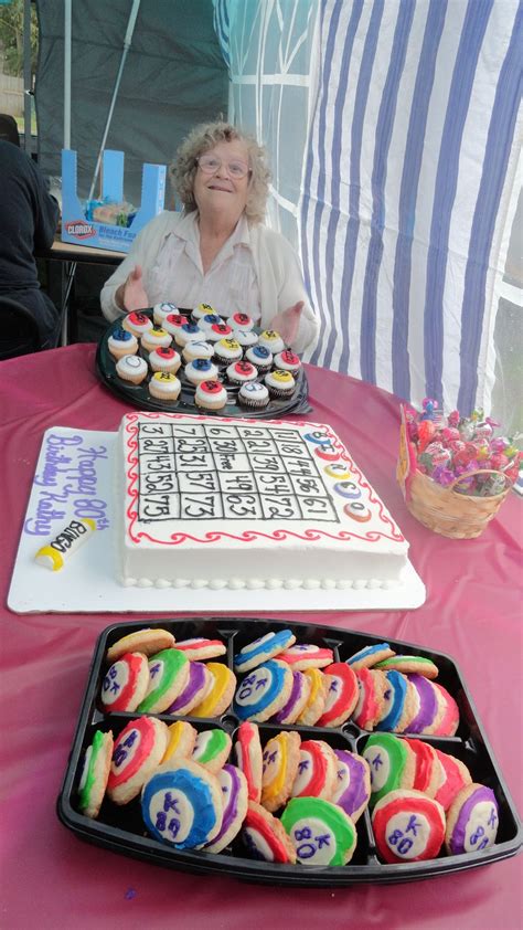 80th Birthday Bingo Balls Cookies- by Shannon | Bingo party, Bingo ...