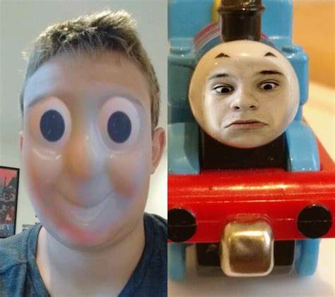 Thomas The Tank Engine face swap. : r/funny