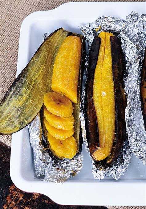 Baked Plantains Recipe | Plantain recipes, Haitian food recipes, Baked plantains recipes