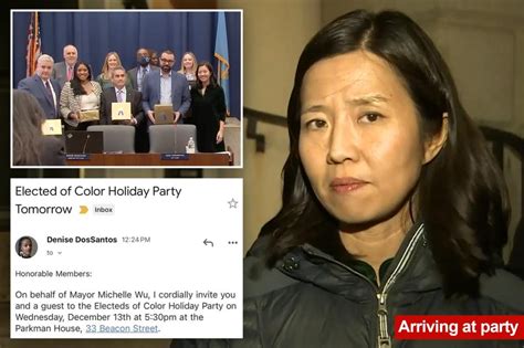 Boston Mayor Michelle Wu Defends 'Chosen of Color' Christmas Party After Backlash Over ...