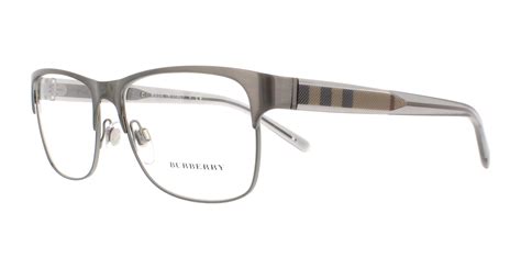 BURBERRY Eyeglasses BE 1289 1008 Brushed Gunmetal 55MM - Walmart.com - Walmart.com