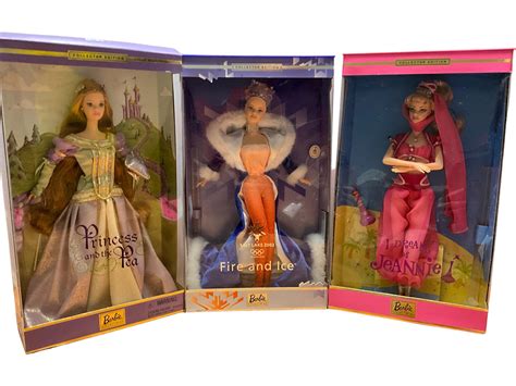 Lot - (3) Collector Edition Barbies