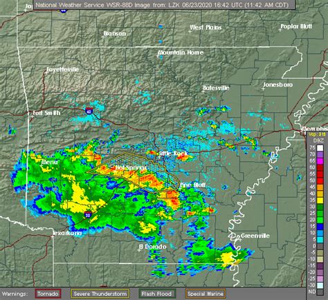 Interactive Hail Maps - Hail Map for Little Rock, AR