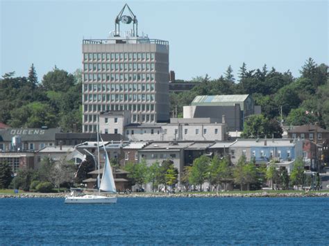 View of #Barrie City Hall from the water. Ah, summers in Barrie are ...